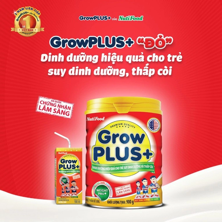 growplus+ đỏ giúp tăng chiều cao hiệu quả