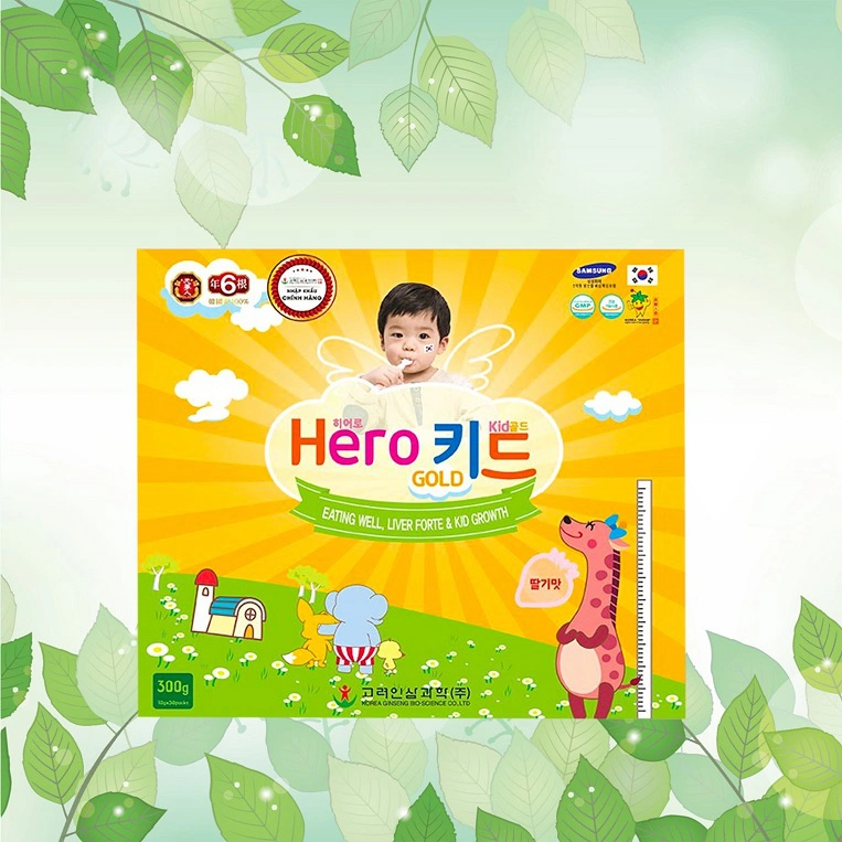 hero kid gold là vitamin cho bé bị biếng ăn