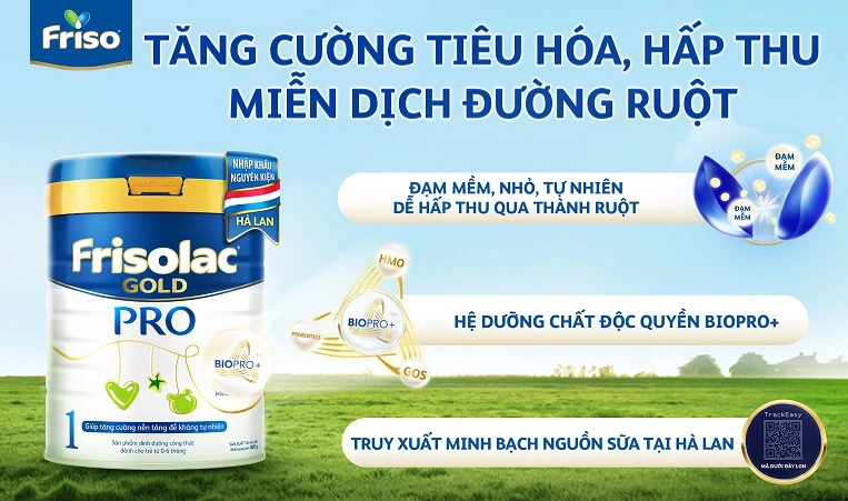 sữa friso gold pro giống sữa mẹ