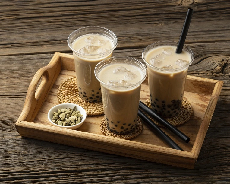 bà bầu uống trà sữa được không