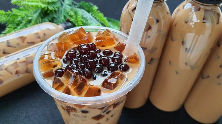 có bầu uống trà sữa được không