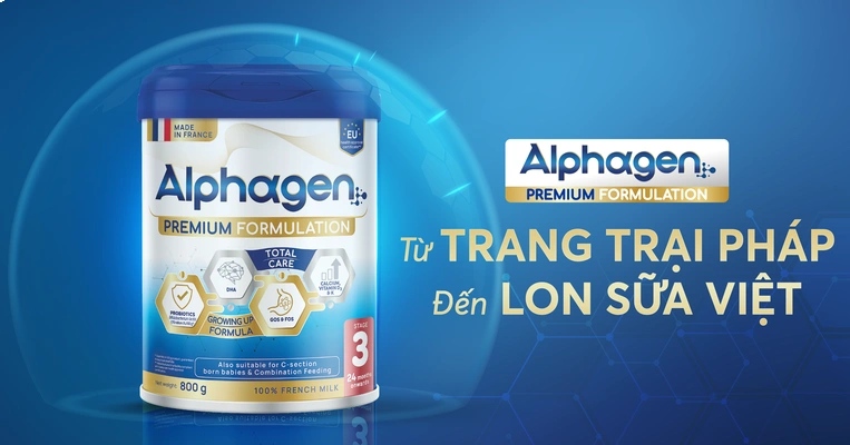 Sữa Alphagen từ nước Pháp