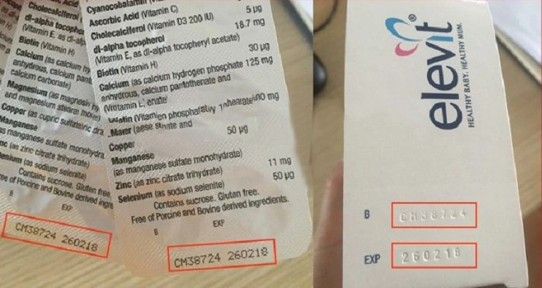 elevit cho bà bầu