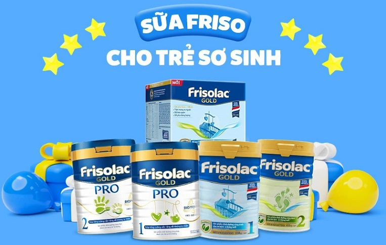 sữa Friso Gold cho trẻ 0-6 tháng có tăng cân không
