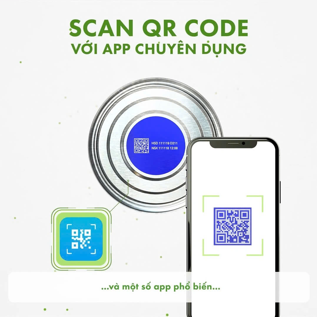Cách nhận biết sữa dielac giả​ bằng mã QR.