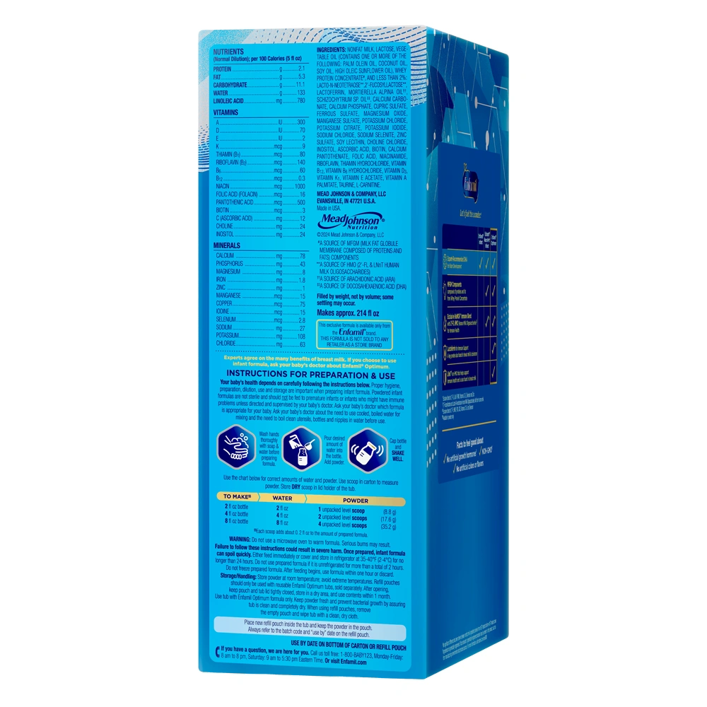 Cách phân biệt sữa Enfamil giả bằng bao bì.