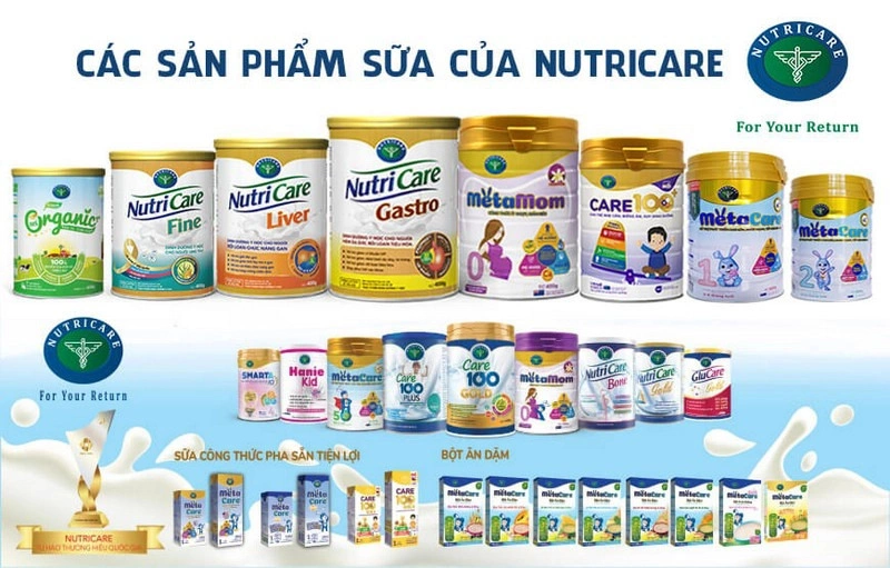 Sữa Metacare có mấy loại?