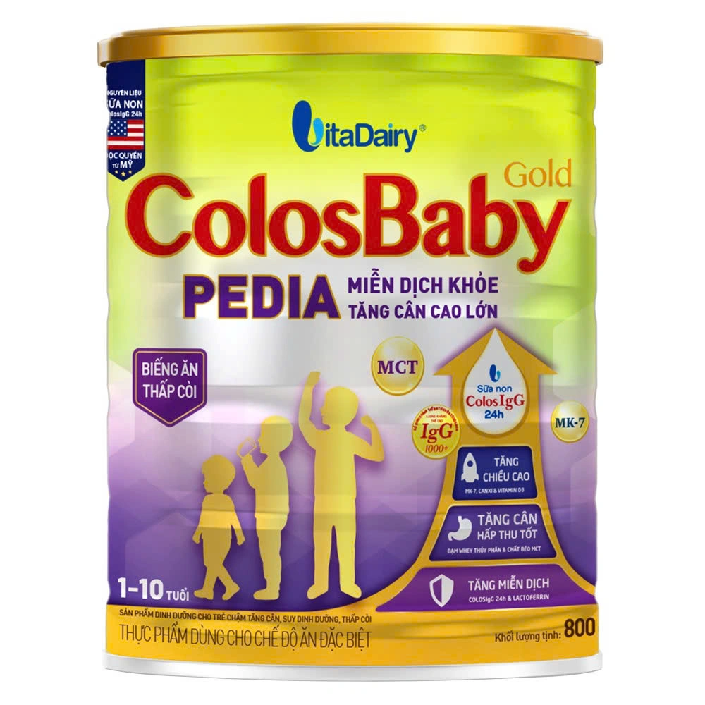 nhược điểm sữa colosbaby
