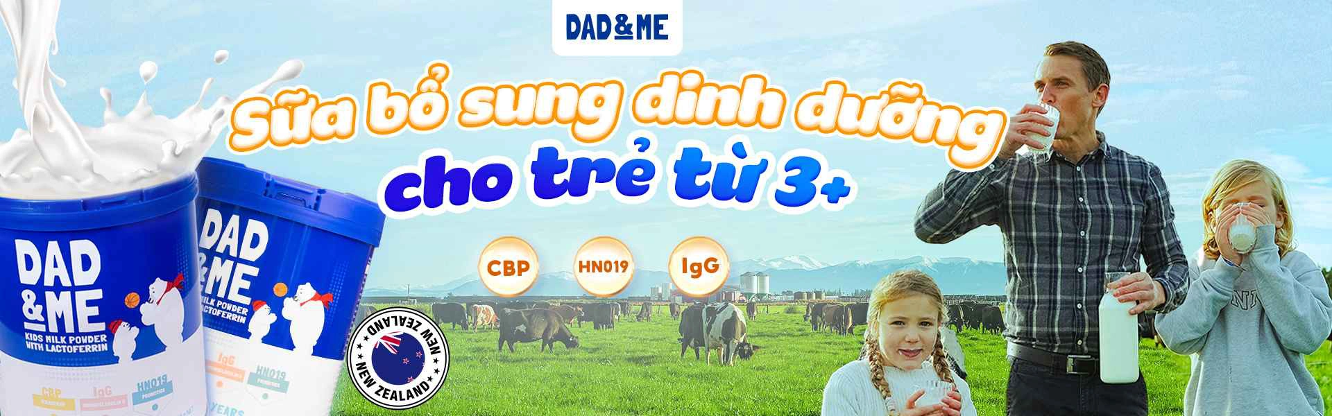 Sữa Dad&Me d&agrave;nh cho trẻ mấy tuổi?