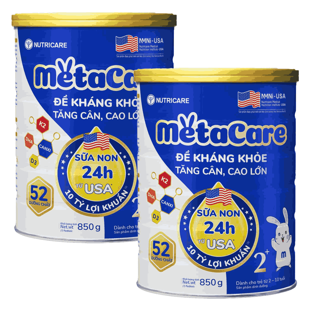  Sữa Metacare có mấy loại?