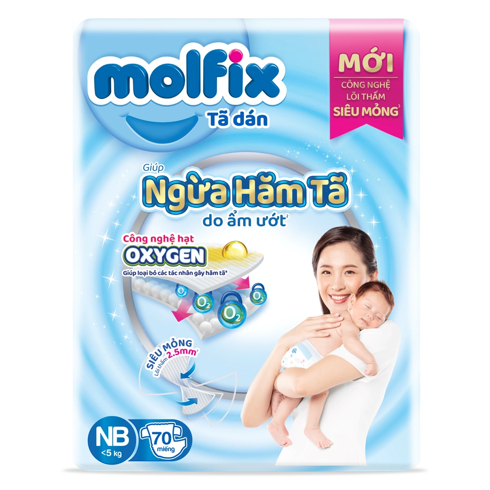 tã dán cho trẻ sơ sinh