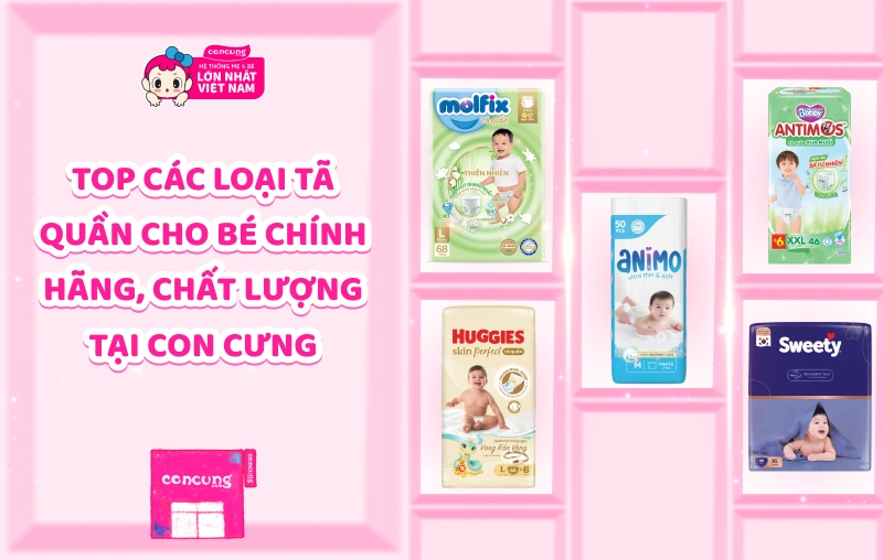 Top 10+ loại t&atilde; quần cho b&eacute; ch&iacute;nh h&atilde;ng, chất lượng