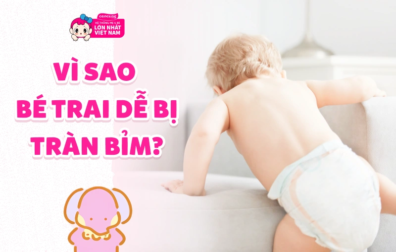 Bỉm chống tr&agrave;n cho b&eacute; trai