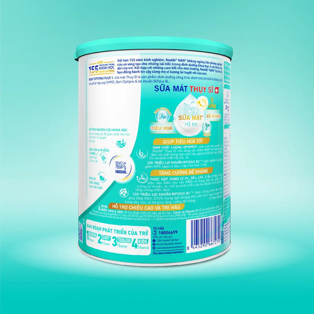 Kh&ocirc;ng chỉ c&oacute; t&iacute;nh m&aacute;t, sữa Nan Optipro cho trẻ sơ sinh c&ograve;n hỗ trợ tăng cường đề kh&aacute;ng.