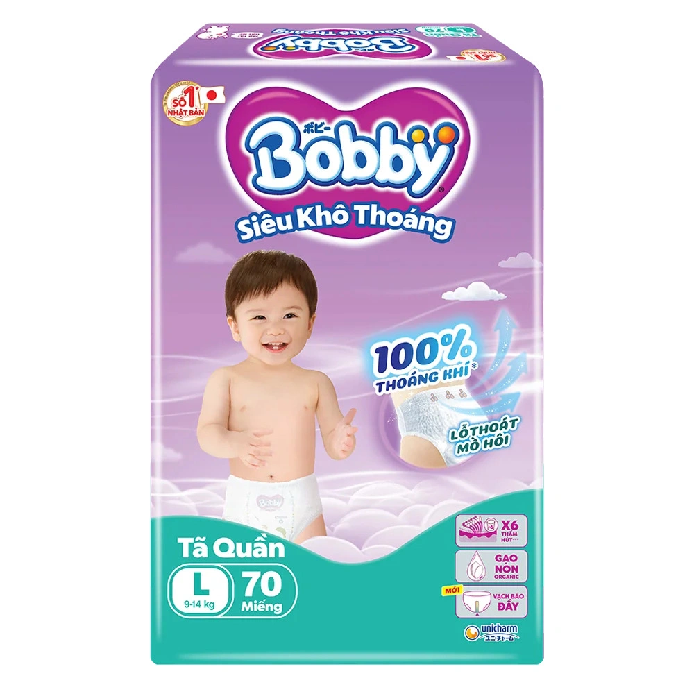 Bỉm Bobby l&agrave; thương hiệu đến từ Nhật Bản.