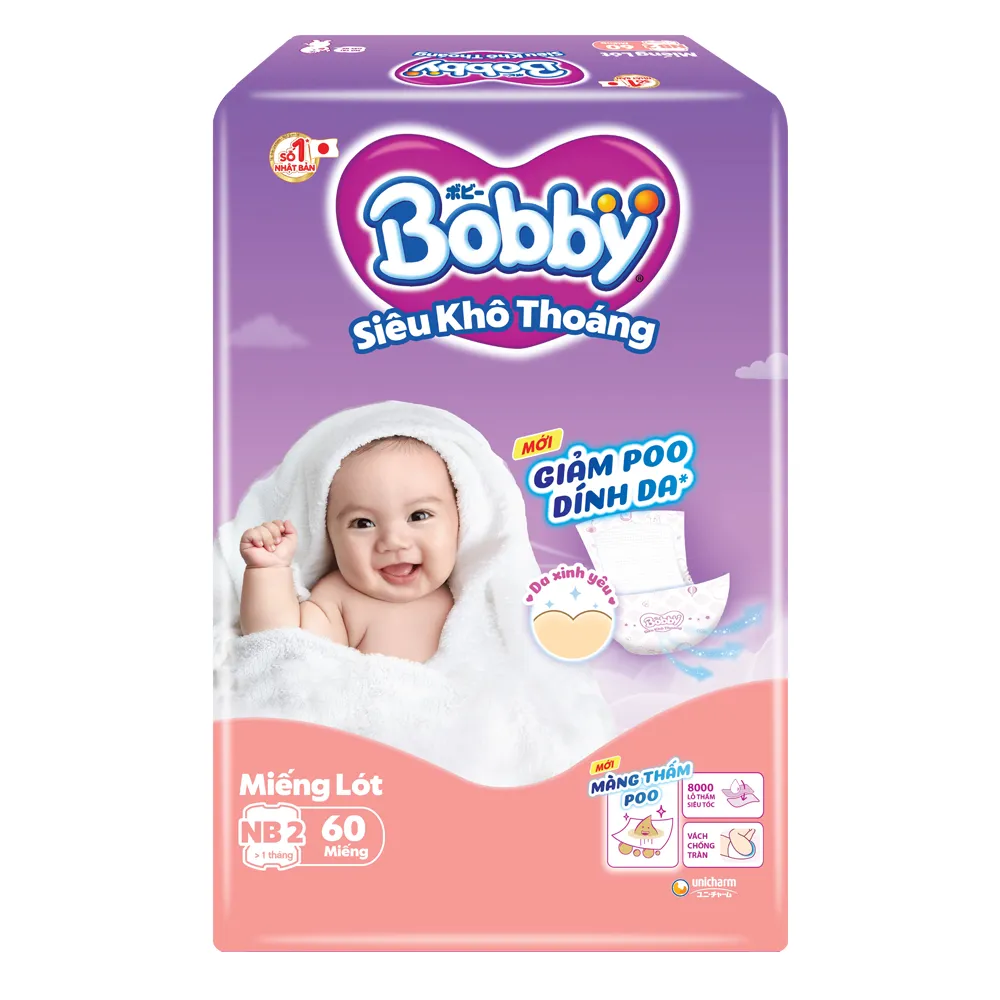 T&atilde; l&oacute;t sơ sinh Bobby mang đến chất liệu &ecirc;m mềm c&ugrave;ng gi&aacute; th&agrave;nh hợp l&yacute;.
