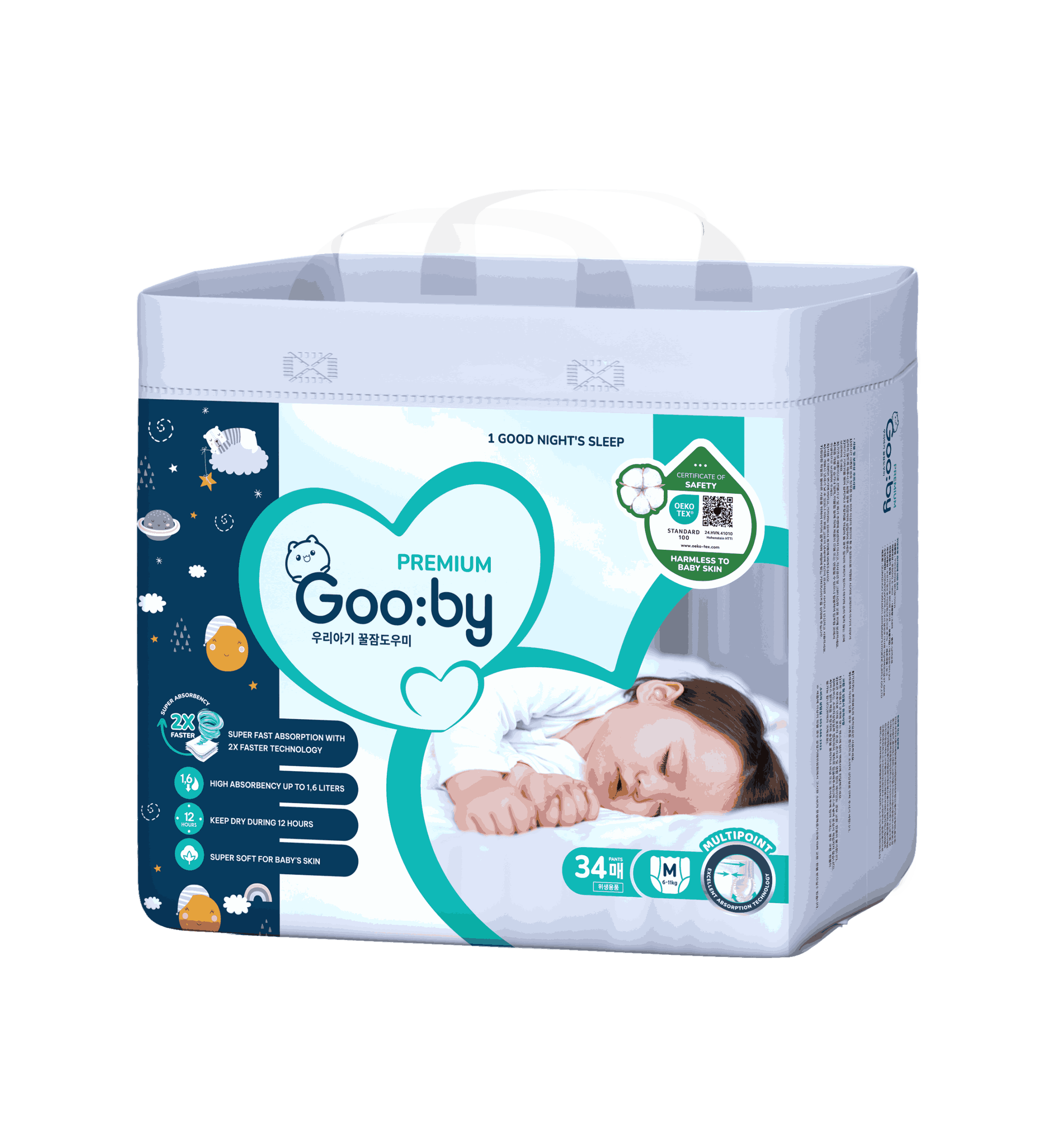 Bỉm Gooby l&agrave; sản phẩm kết hợp giữa hai c&ocirc;ng ty tại Việt Nam v&agrave; H&agrave;n Quốc.