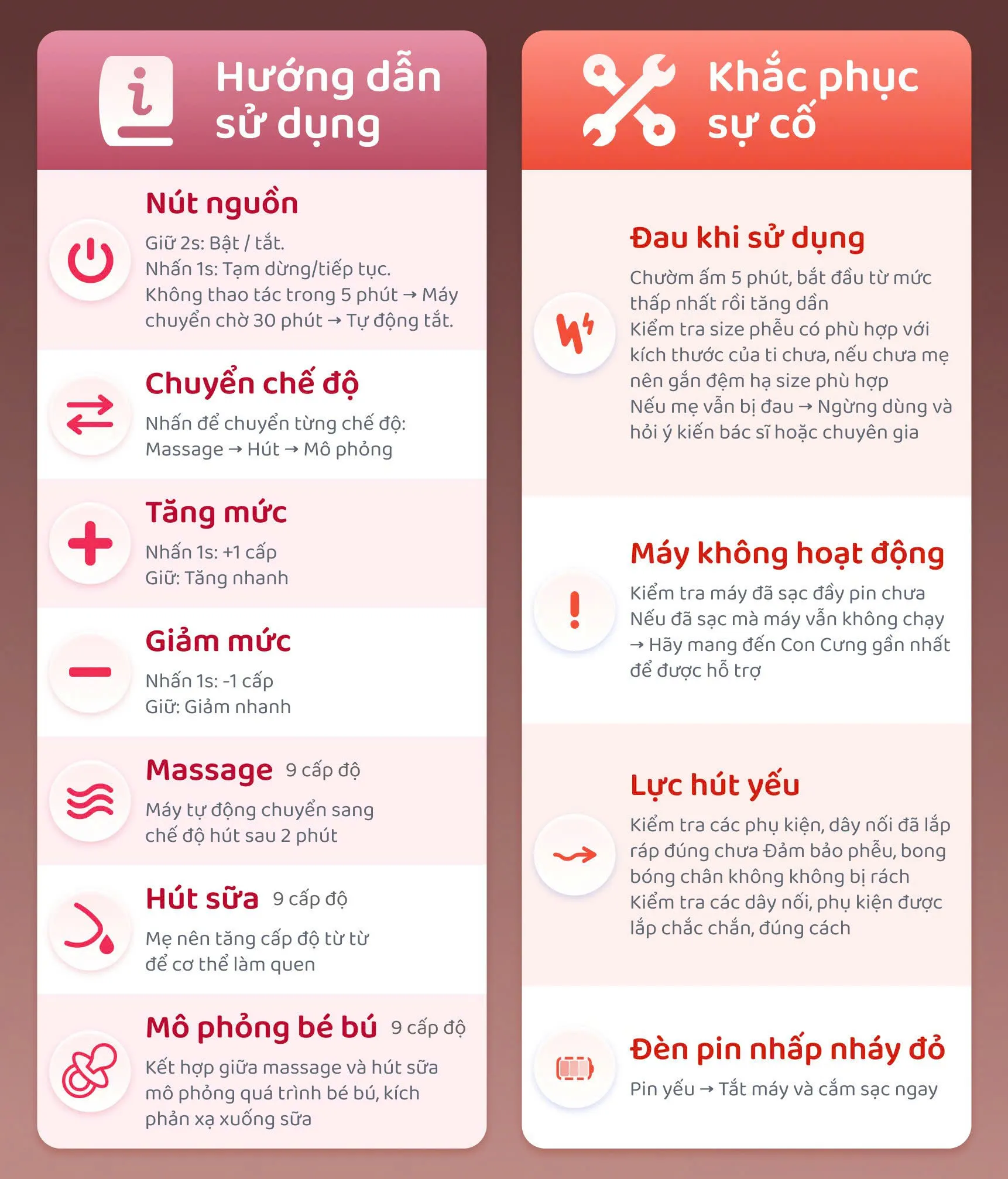 Một số lưu &yacute; về c&aacute;ch d&ugrave;ng m&aacute;y h&uacute;t sữa Animo cho mẹ.