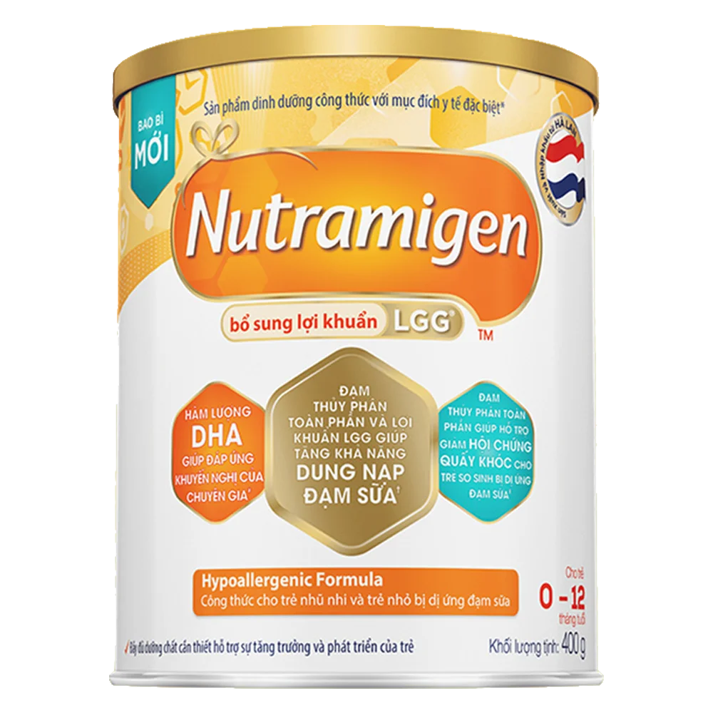 Sữa Enfamil Nutramigen chứa đạm thủy ph&acirc;n dễ ti&ecirc;u h&oacute;a, ph&ugrave; hợp cho hệ ti&ecirc;u h&oacute;a của b&eacute; sinh non, nhẹ c&acirc;n.