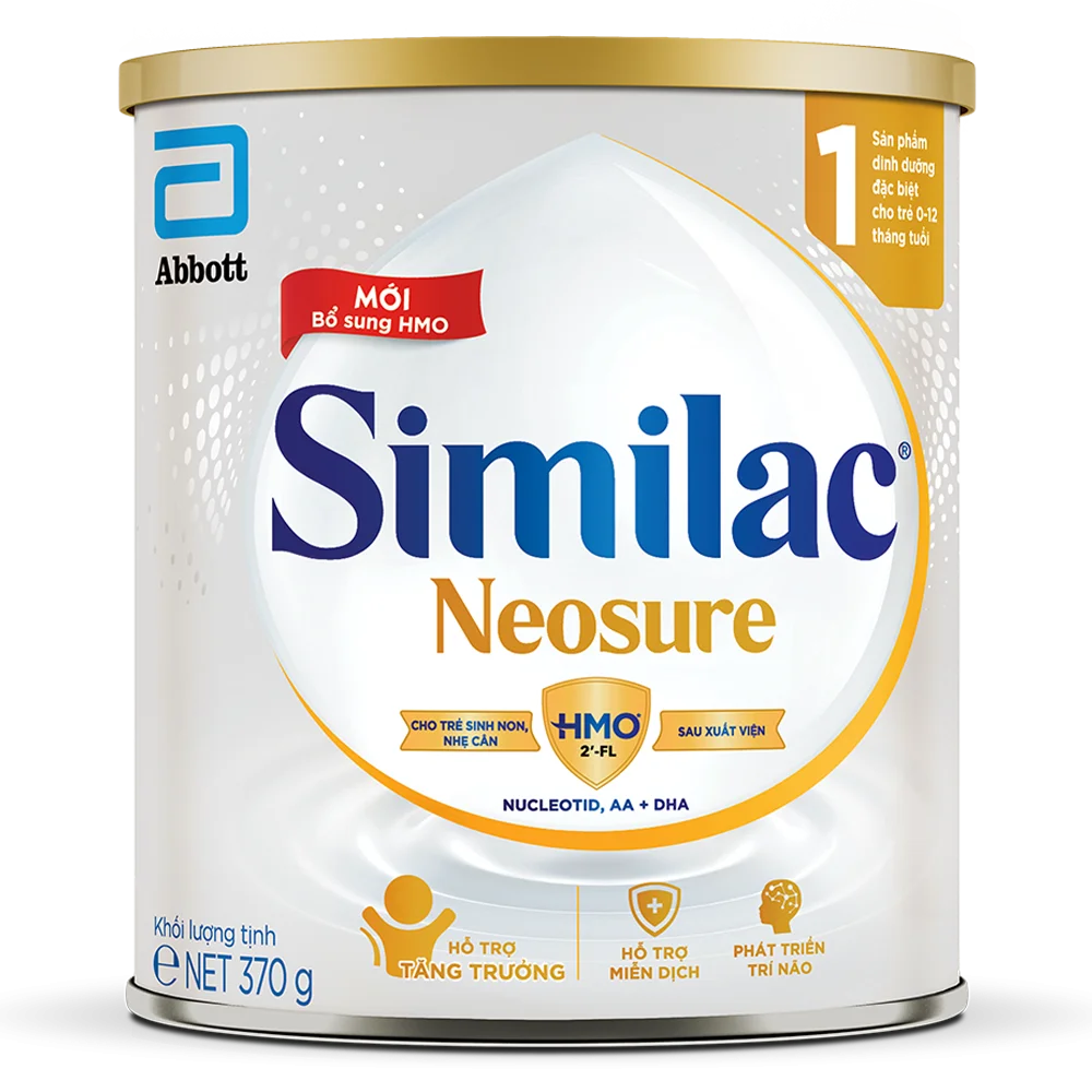 Sữa Similac Neosure hỗ trợ b&eacute; sinh non, nhẹ c&acirc;n ph&aacute;t triển khỏe mạnh.
