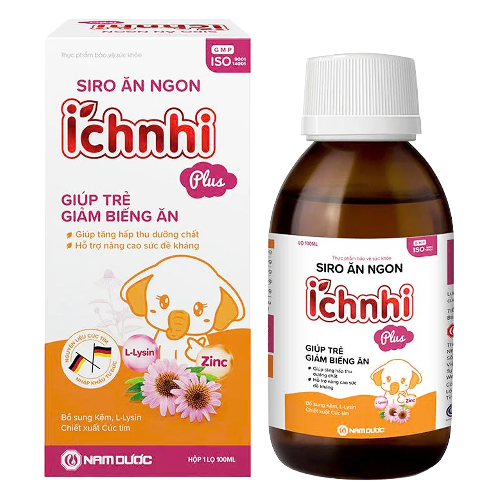 Siro &Iacute;ch Nhi Plus chinh phục khẩu vị của c&aacute;c em b&eacute;, mở ra c&aacute;c vi chất thiết yếu cho b&eacute; tăng c&acirc;n đều đặn.
