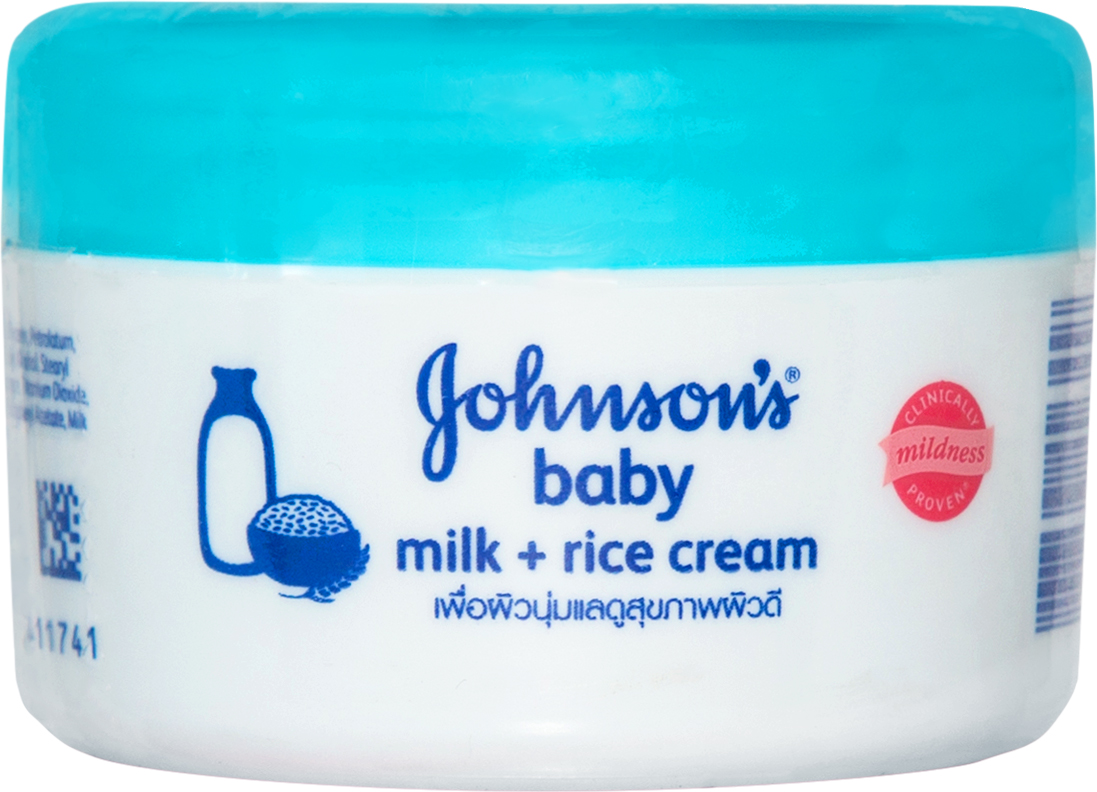 Kem dưỡng da chưá sữa và tinh chất gạo (Hũ) Johnson baby (50gr)