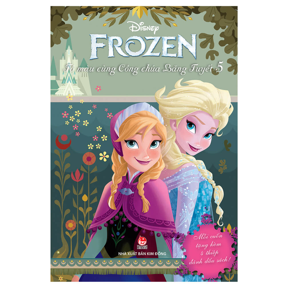 Tranh tô màu công chúa Elsa - Khám phá vương quốc băng giá qua sự sáng tạo  - Gia Đình Su