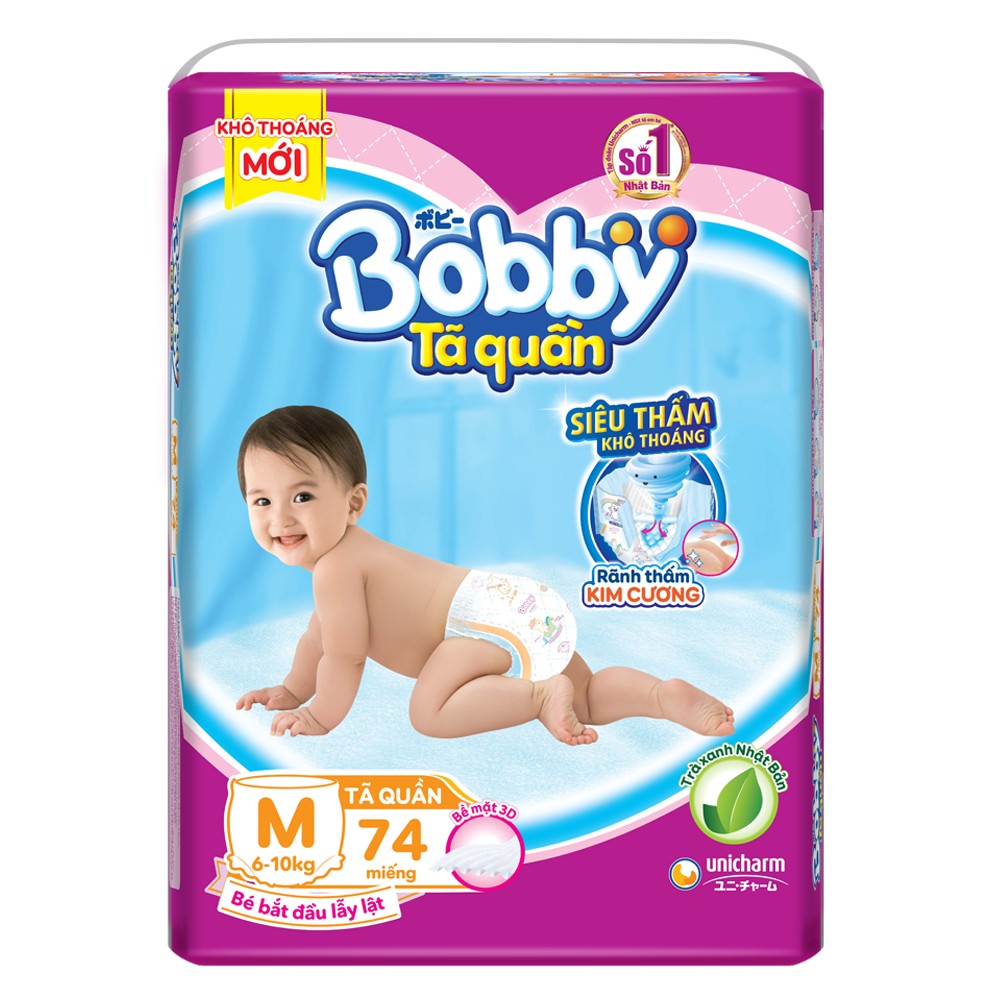 T&atilde; Quần Bobby M 74 miếng