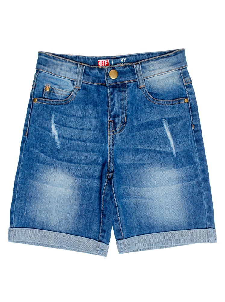 Quần jeans bé trai ngắn CF B059035 (,Xanh jean)1