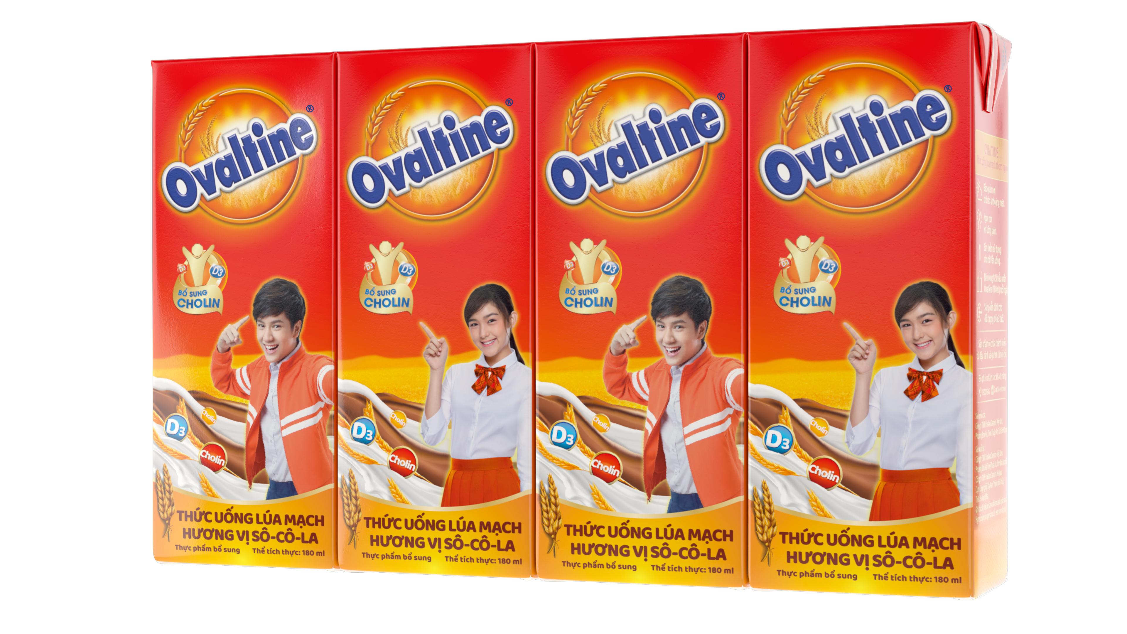 Ovaltine uống liền liên hợp 180ml - Lốc 4 hộp - 2