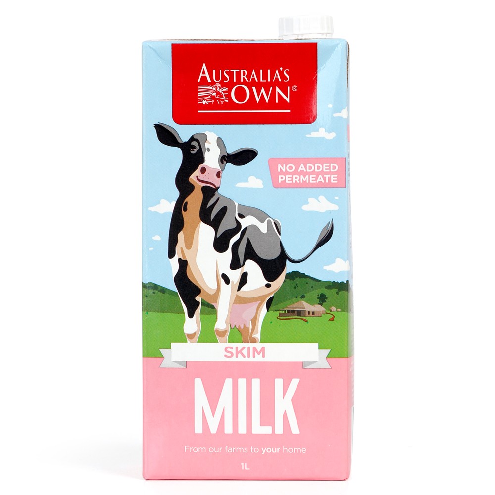 Sữa tươi tiệt trùng tách béo - Australia Own's skim milk 1000ml1