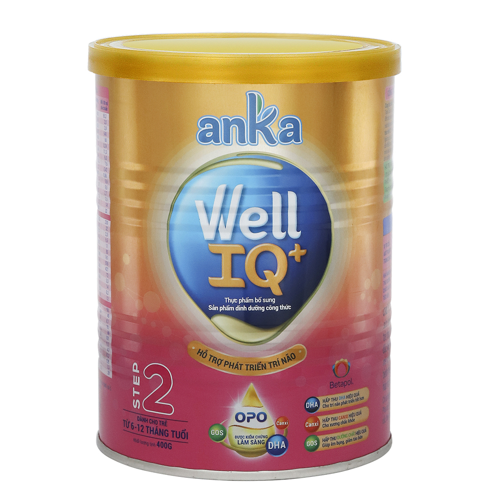 0028110000031 - Sữa bột Anka Well IQ+ Step 2, 400g (1)