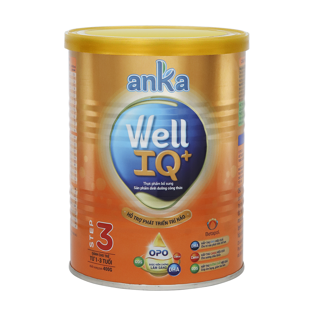 0028110000033 - Sữa bột Anka Well IQ+ Step 3, 400g (1)