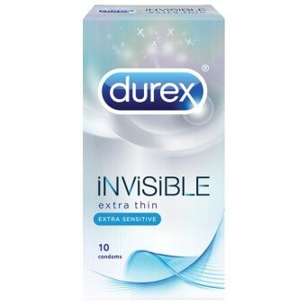 Bao Cao Su Durex Invisible hộp 10 gói