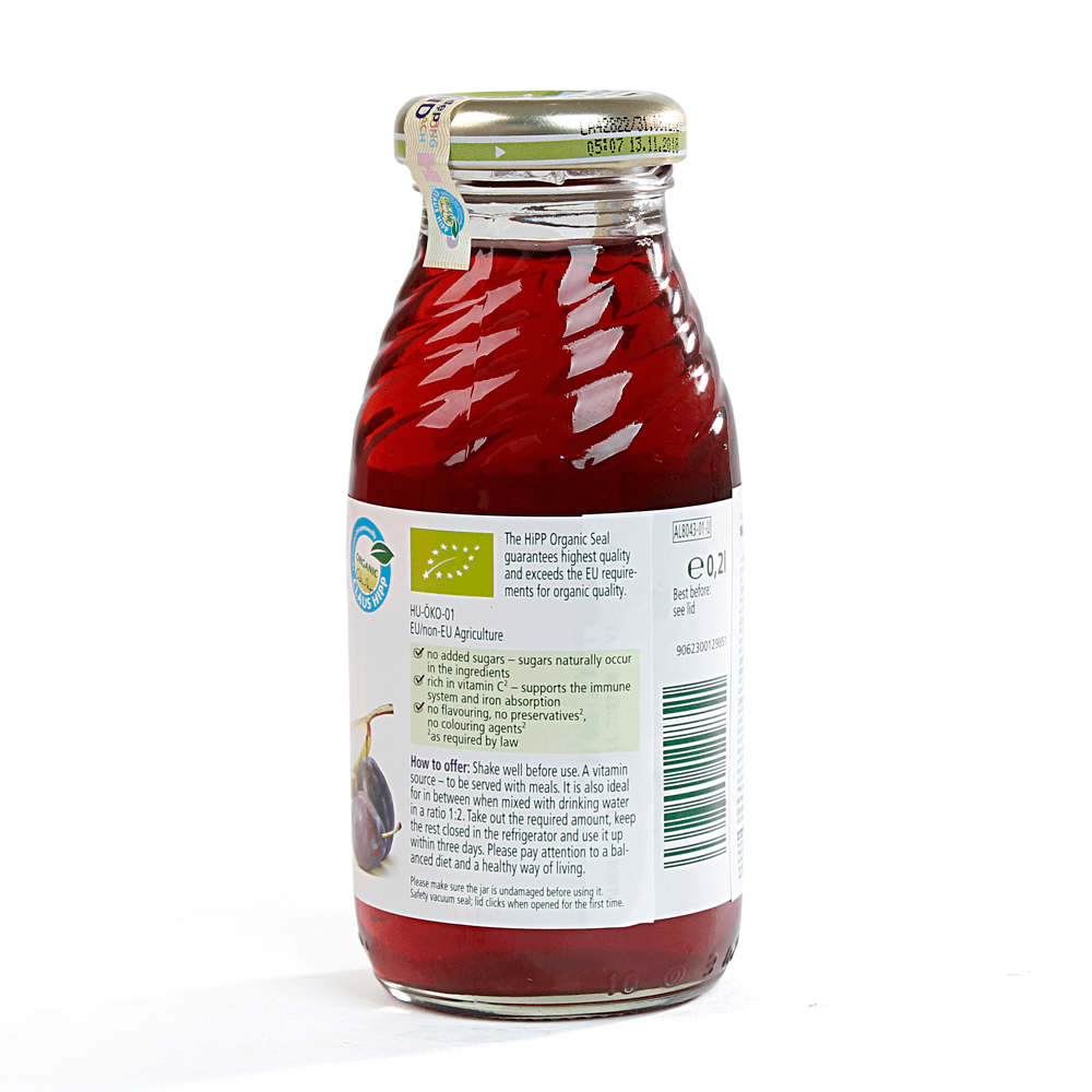 Nước ép hoa quả HiPP Organic - Mận tây 200ml02