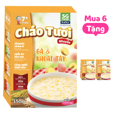   Cháo tươi nhuyễn SG Food  