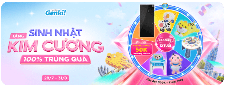 Sinh nhật tặng kim cương