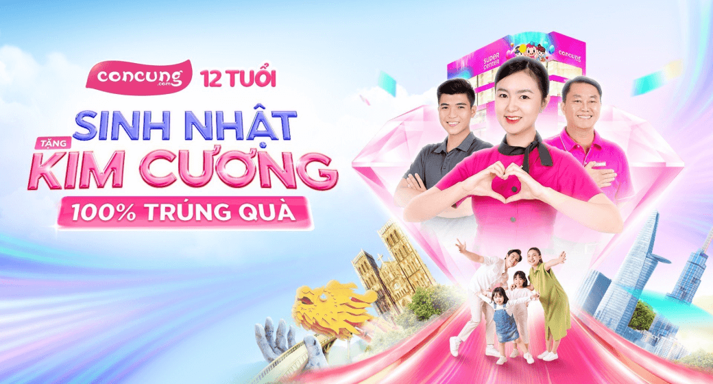 Sinh nhật tặng kim cương