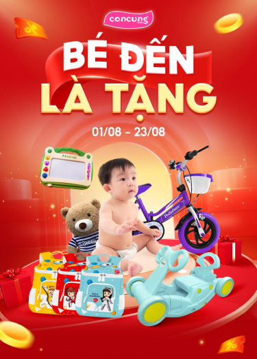 Bé đến là tặng