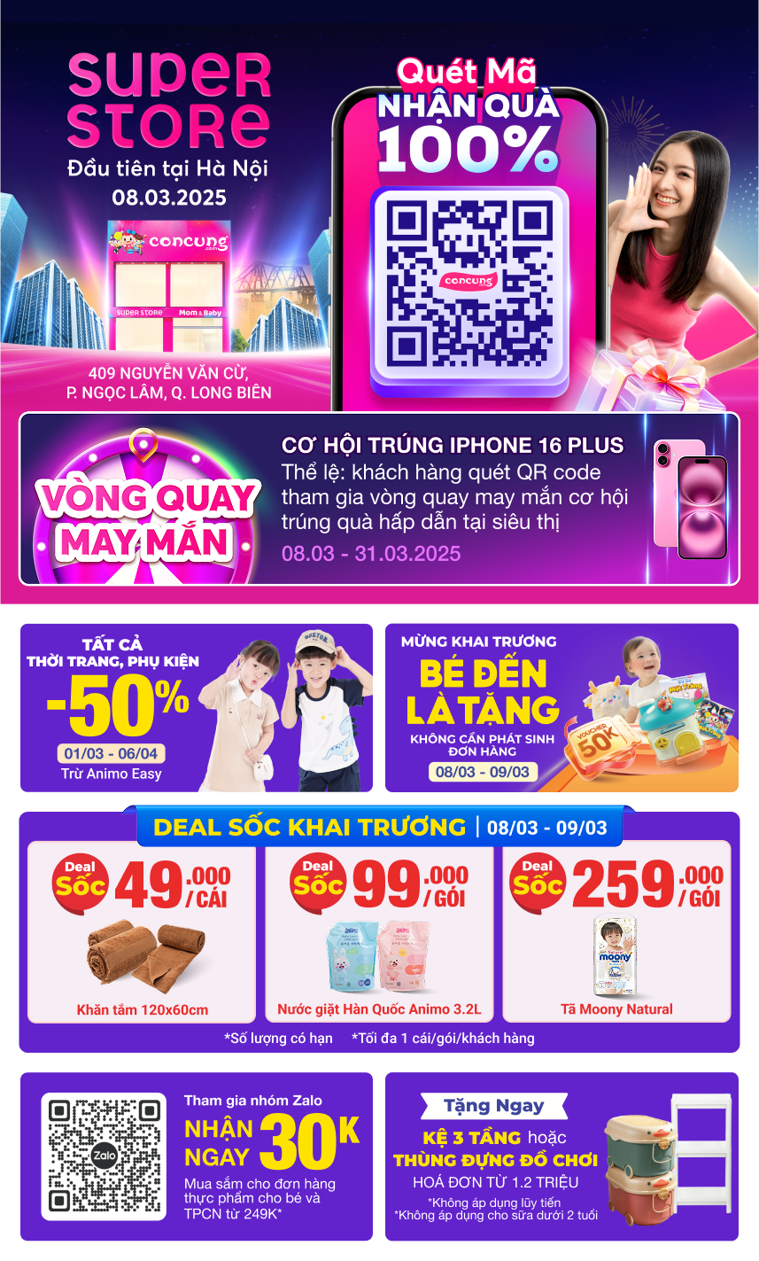 Khai trương Super store đầu tiên tại Hà Nội