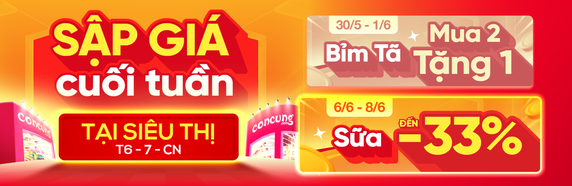 CON CƯNG SALE LỚN GIỮA NĂM 2025