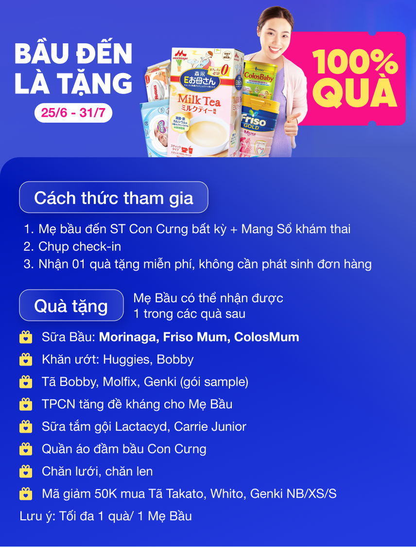 Ưu đãi và thông tin cho mẹ bầu và em bé