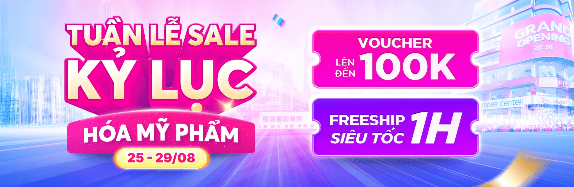 TUẦN LỄ SALE KỶ LỤC - HOÁ MỸ PHẨM