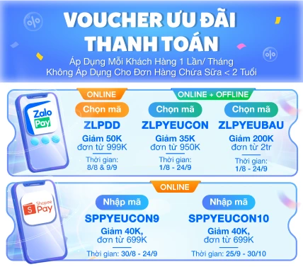 CON CƯNG - ƯU ĐÃI TÃ SỮA THÁNG 10