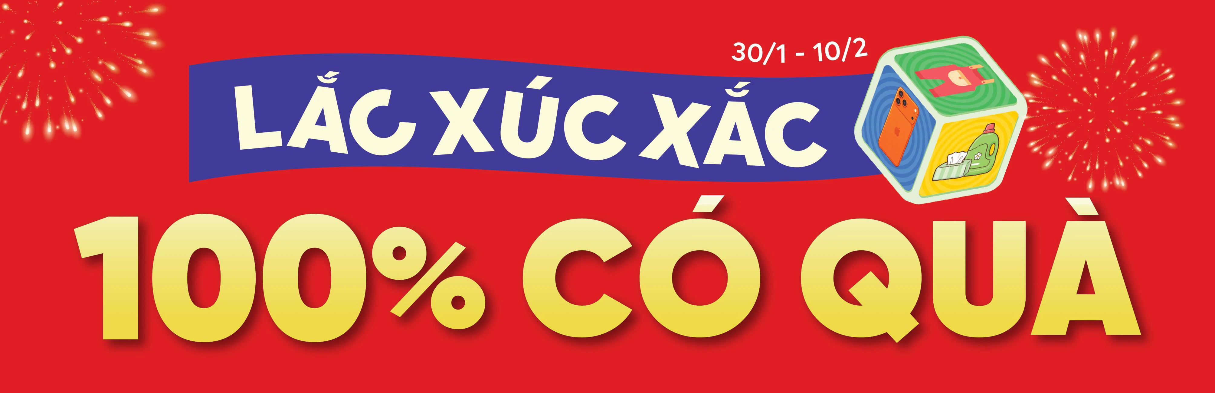 LẮC XÚC XẮC 100% CÓ QUÀ - CƠ HỘI TRÚNG IPHONE 17PRO