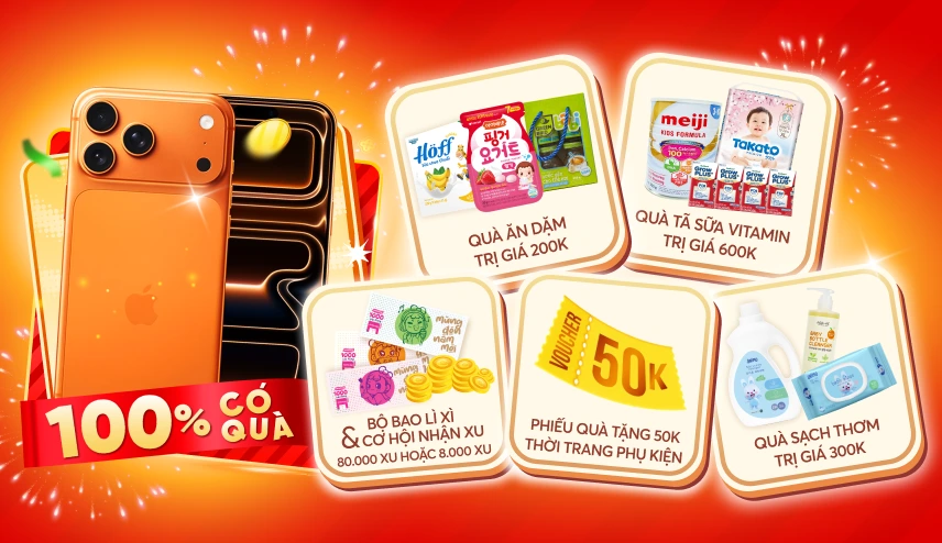 LẮC XÚC XẮC 100% CÓ QUÀ - CƠ HỘI TRÚNG IPHONE 17PRO