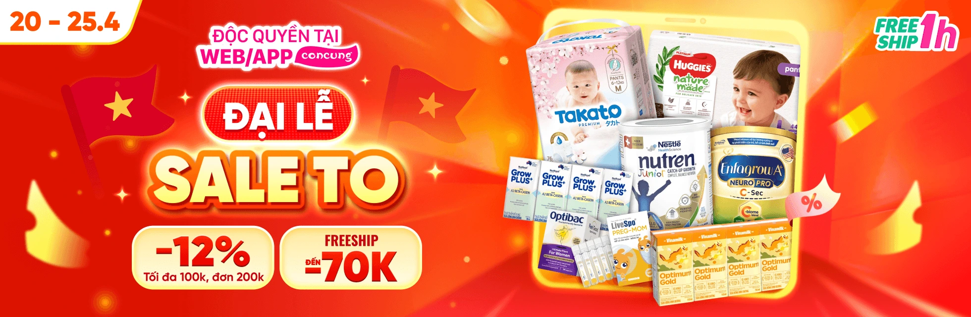 ĐẠI LÊ SALE TO - 20-25.4