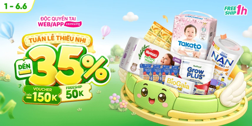 TUẦN LỄ THIẾU NHI - GIẢM ĐẾN 35%