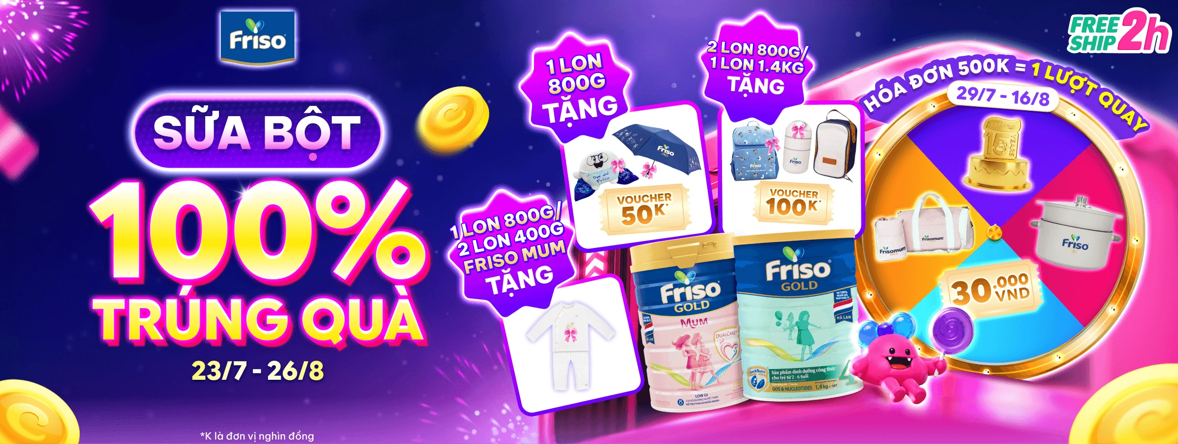 Con Cưng 15 năm - Tã Sữa 100% quà