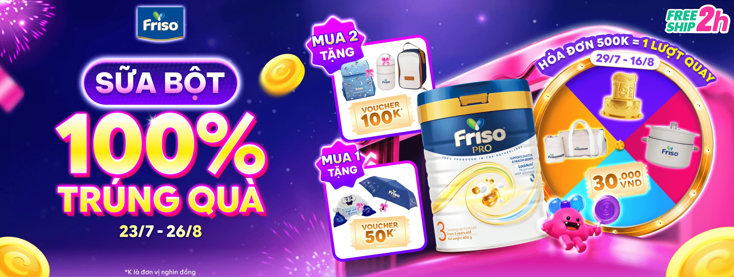 Con Cưng 15 năm - Tã Sữa 100% quà